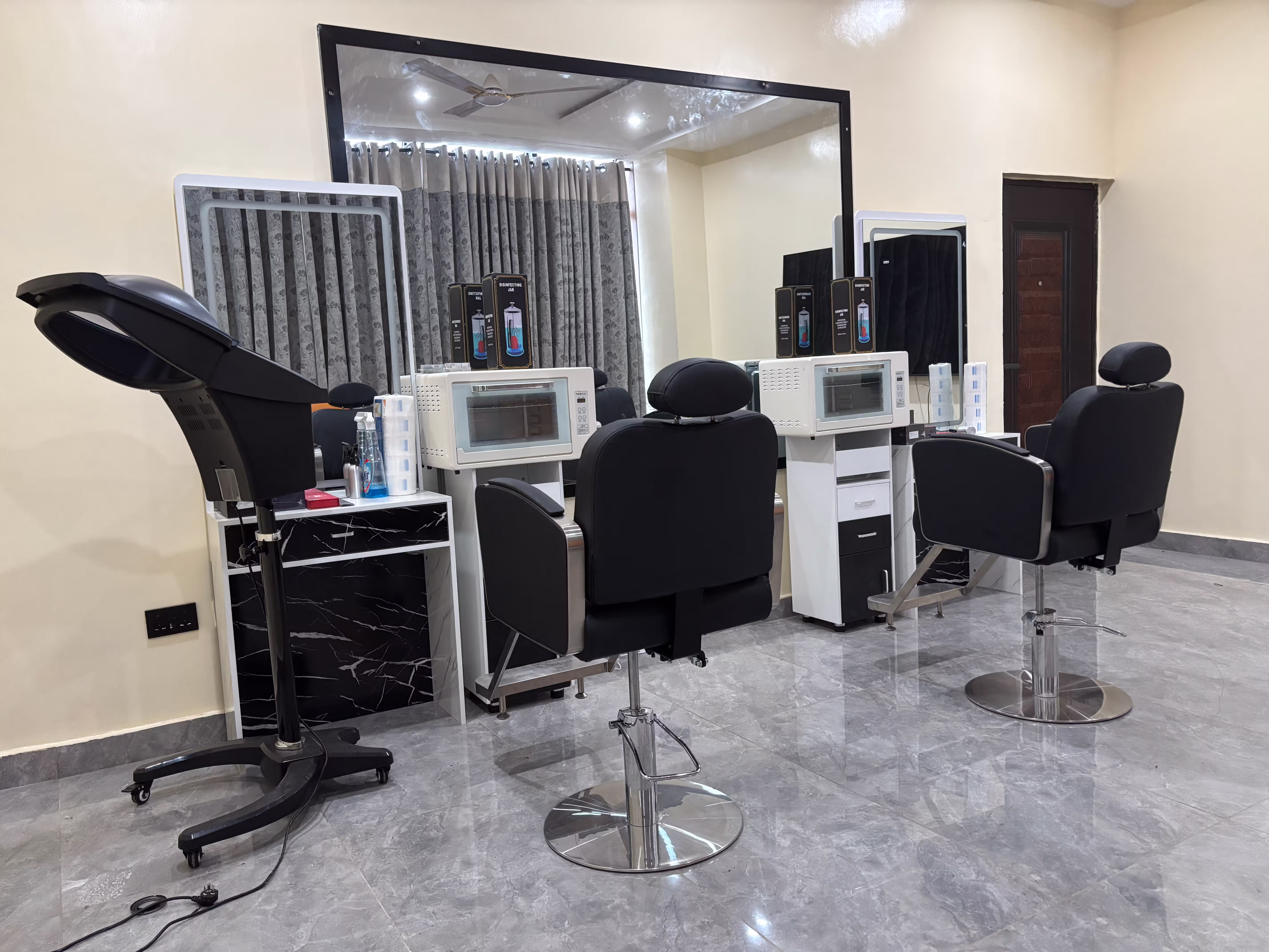 Barbering shop at Jemima Grace Hotel