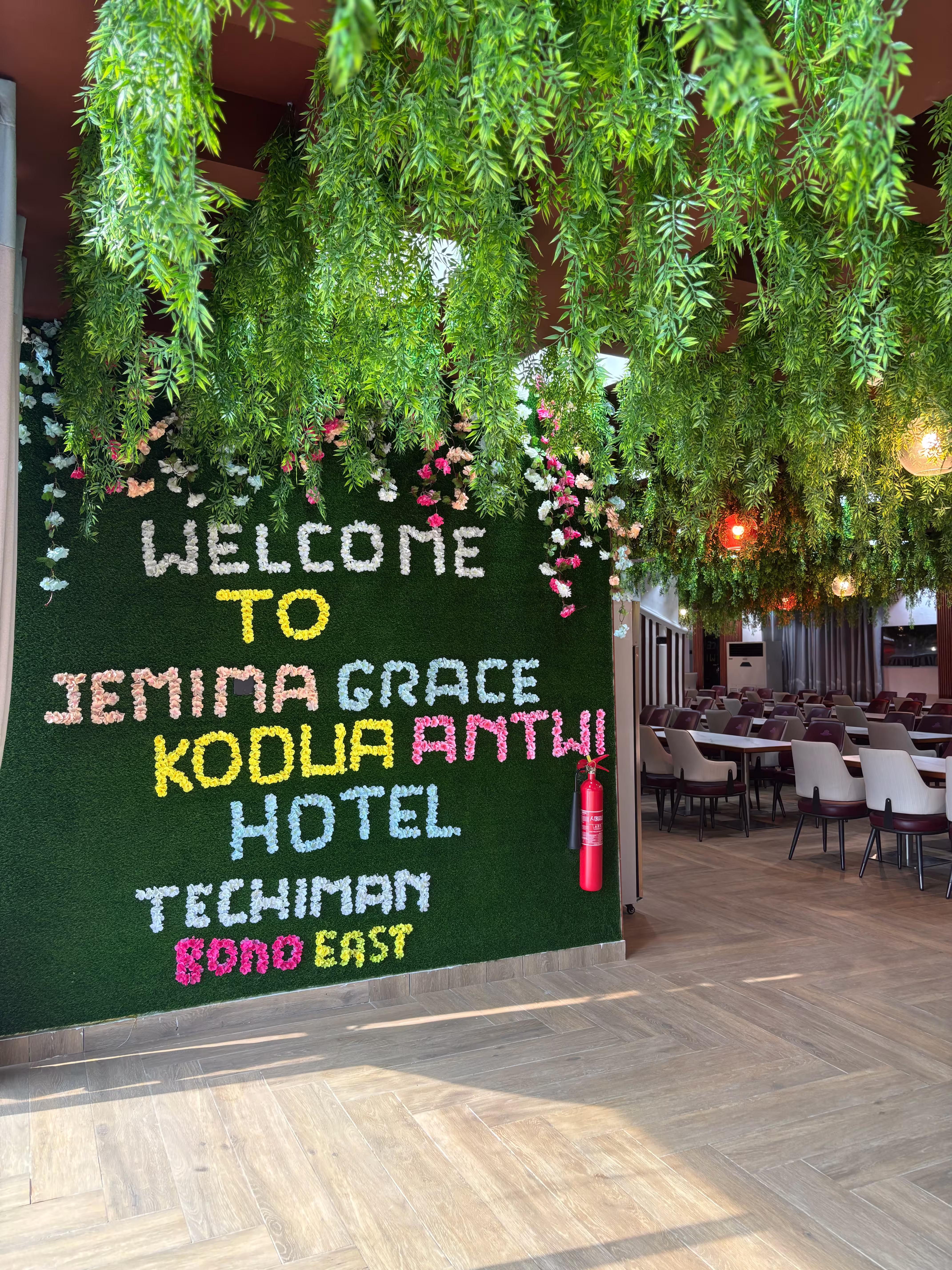 Executive bar entrance at Jemima Grace Hotel
