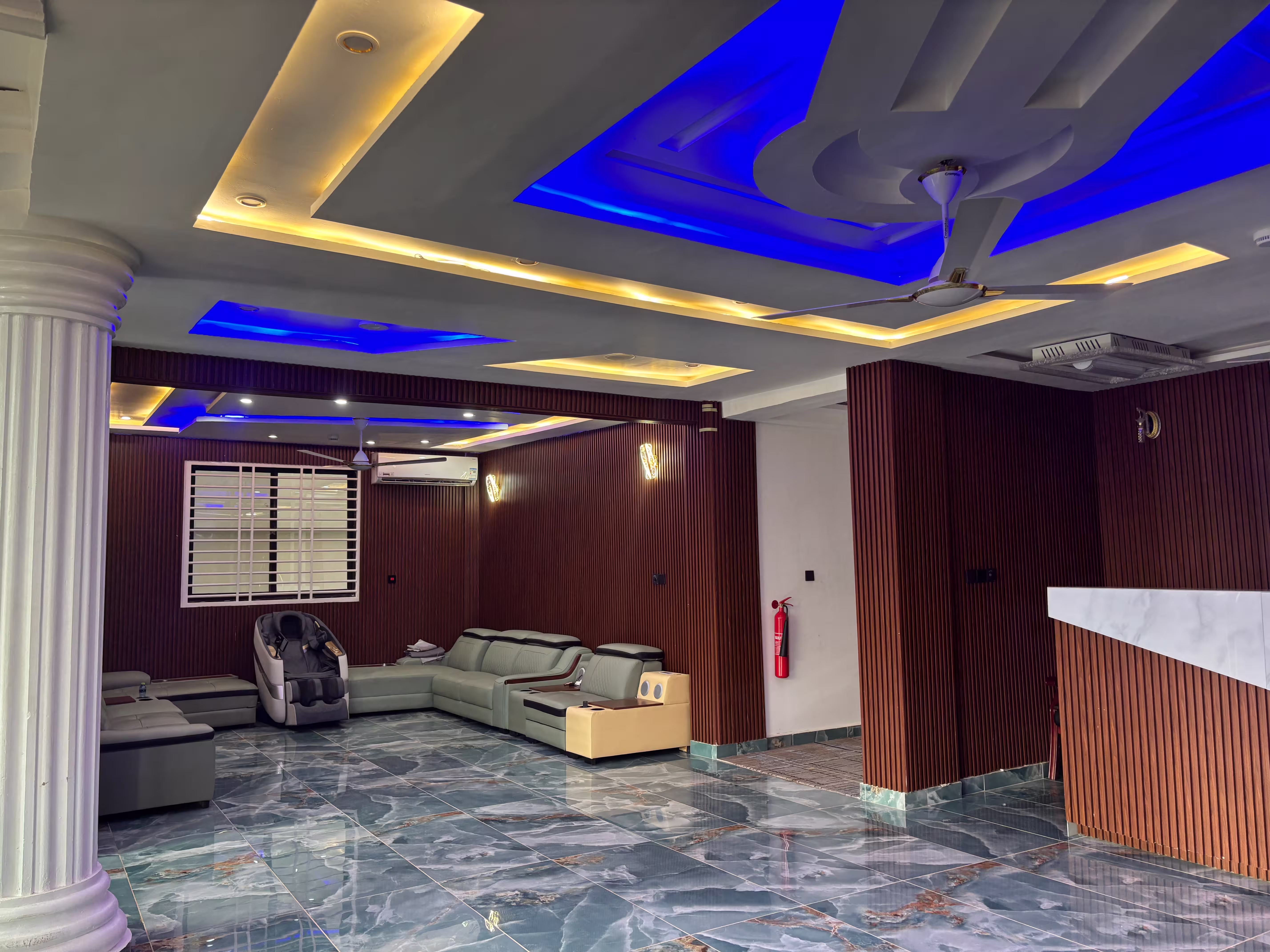 Hotel reception at Jemima Grace Hotel